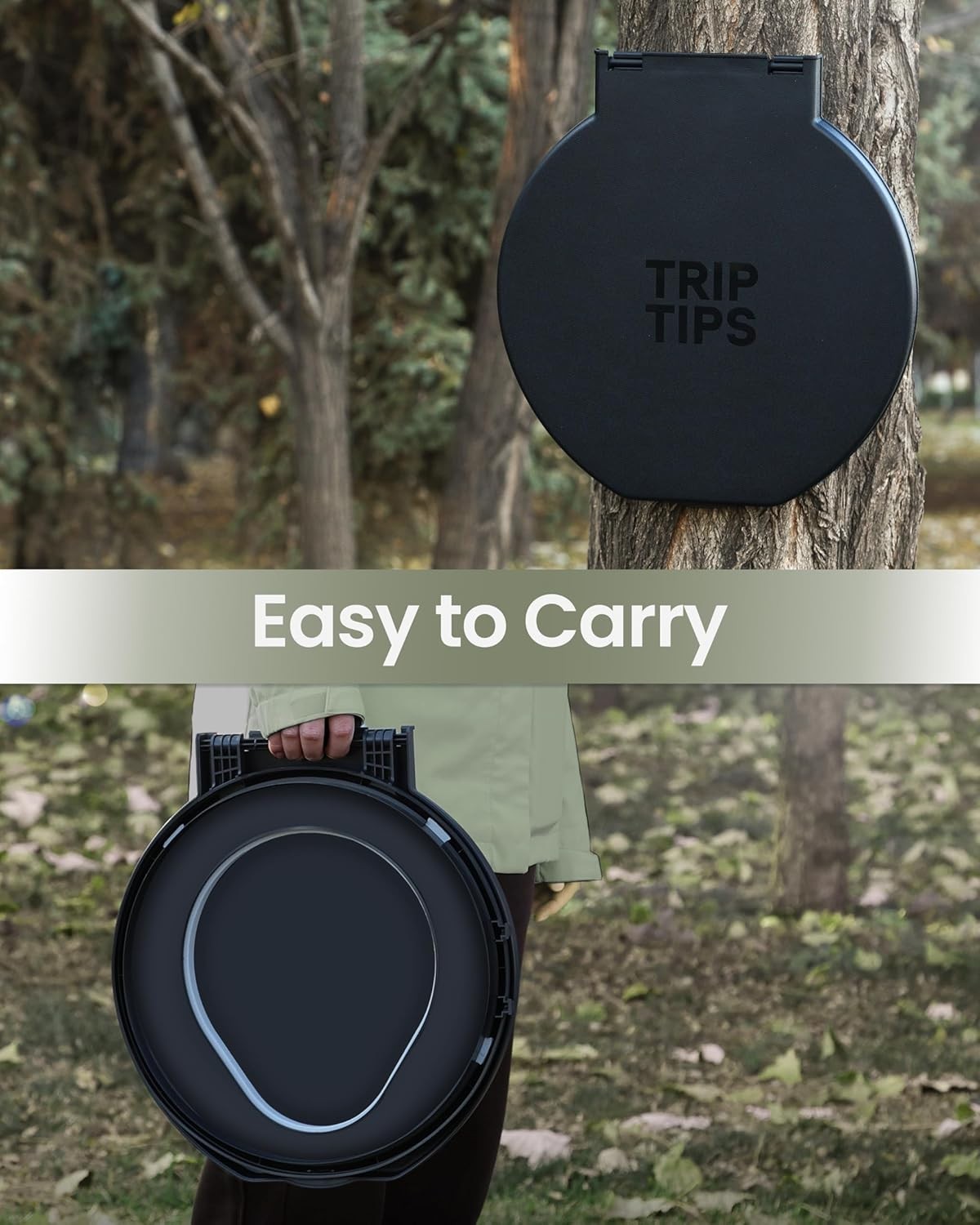 Luxurious Portable Toilet with Soft Cushion for 5-Gallon Buckets – Easy Clean