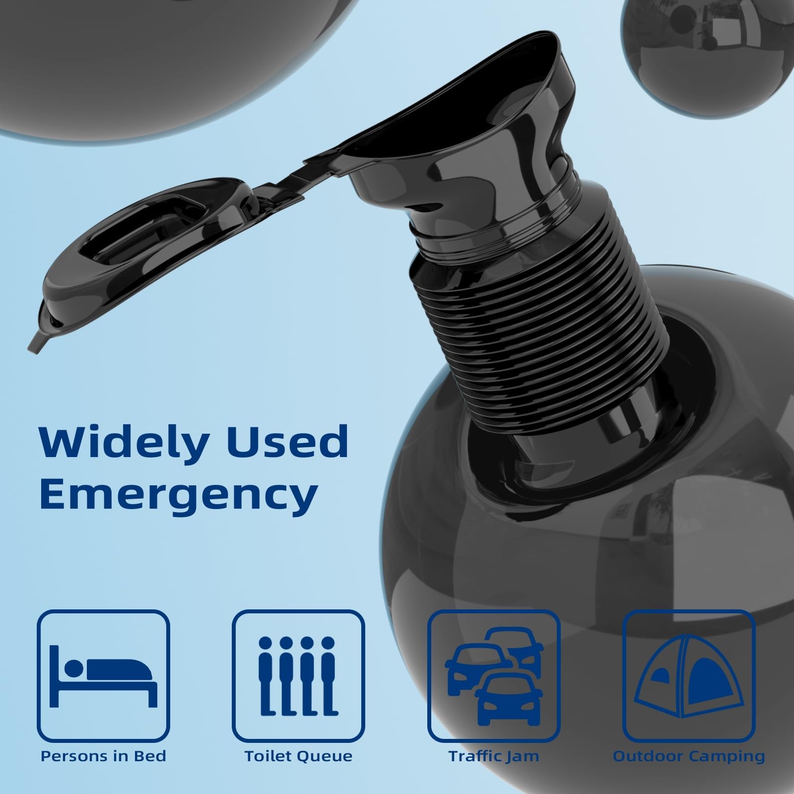 Pee Bottles for Men Adjustable Emergency Urinal 750ml Car Pee Bottle for Men and