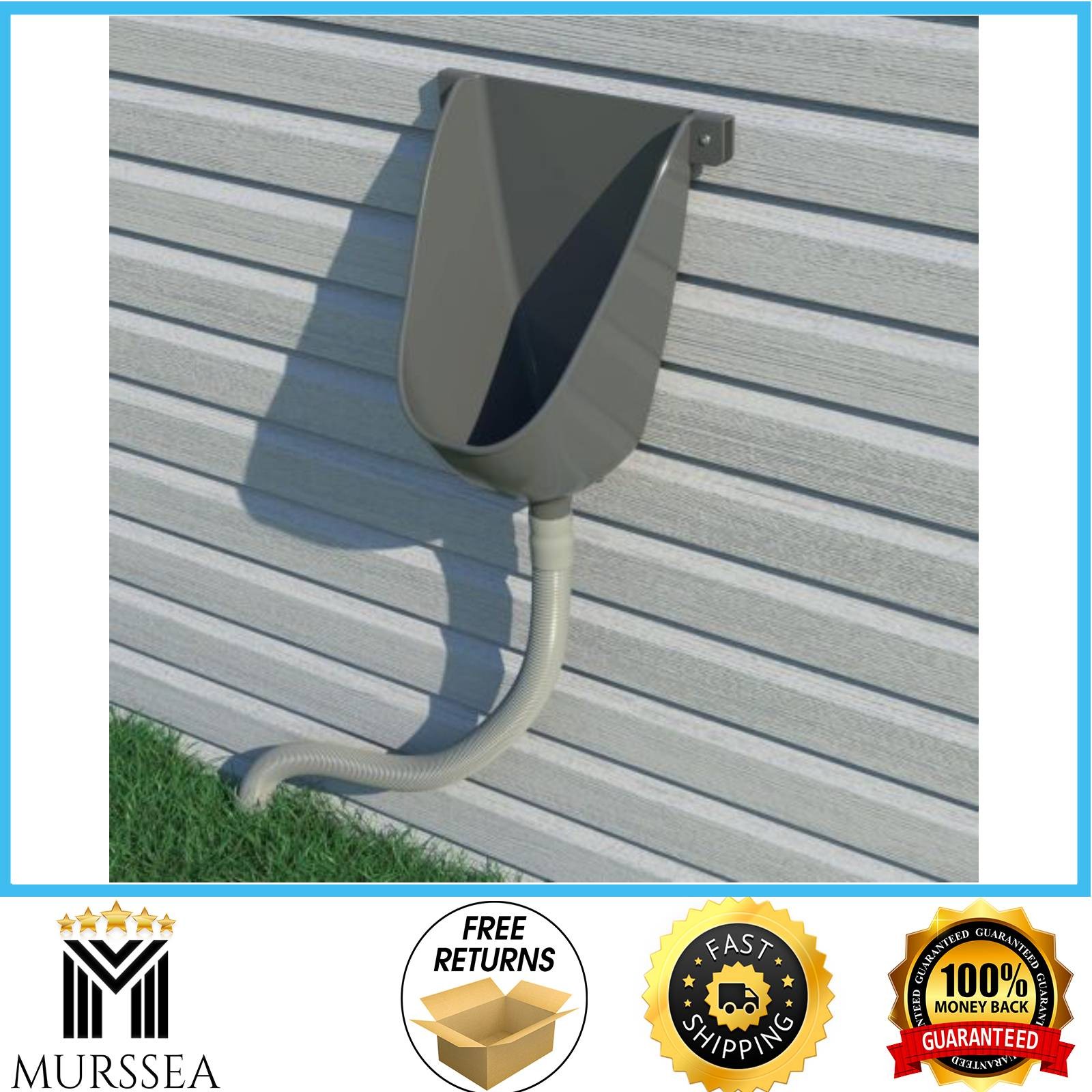 Waterless Outside Toilet Urinal With Hose Urine Diverter Urinal For Men Bathroom