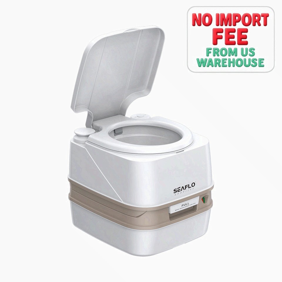 SEAFLO 3.2 Gallon (12L) Premium Portable Travel Toilet FREE SHIPPING