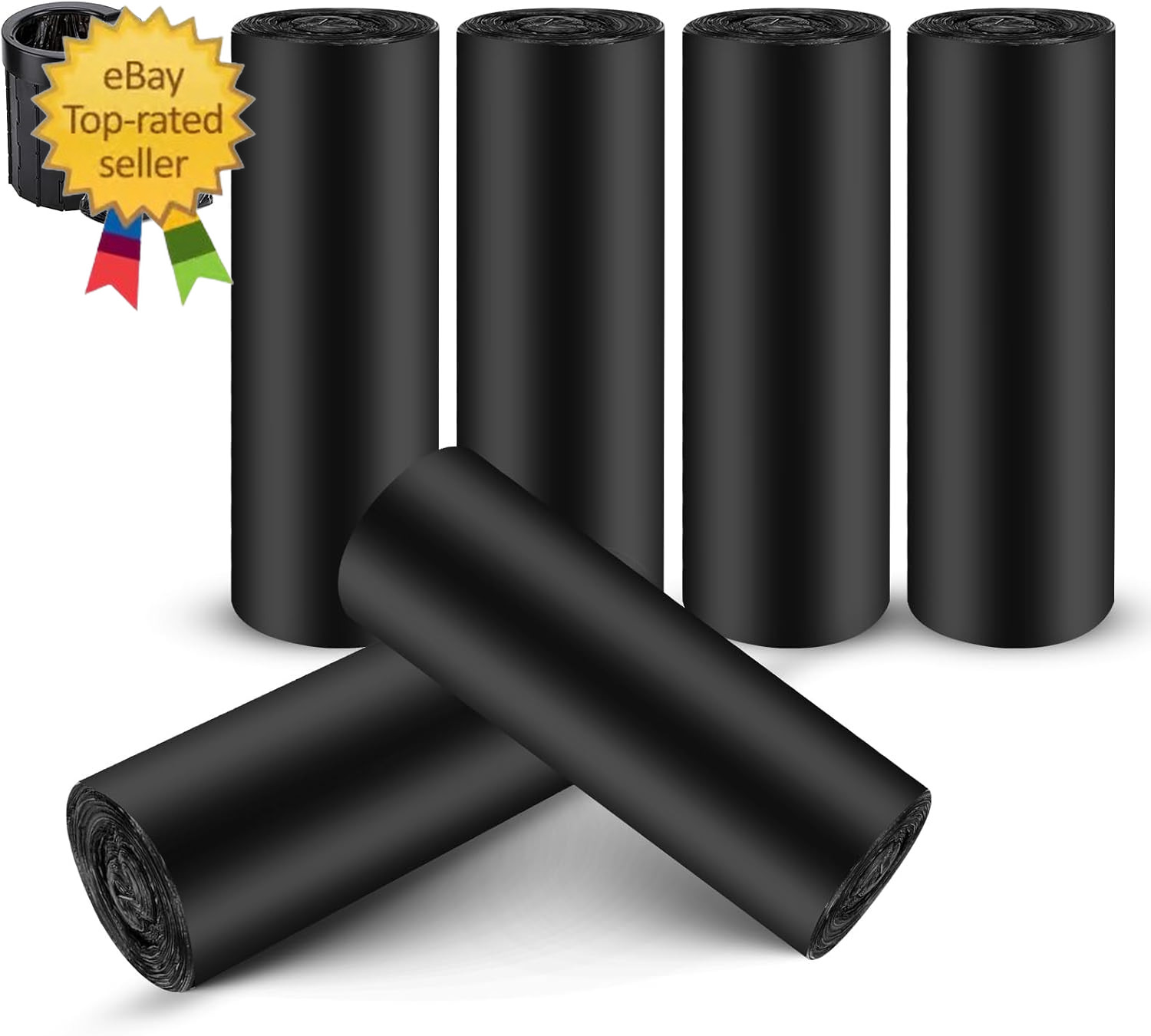 Camping Toilet Bags, 120 PCS (6 Roll) Portable Toilet BagsThickened Toilet Waste