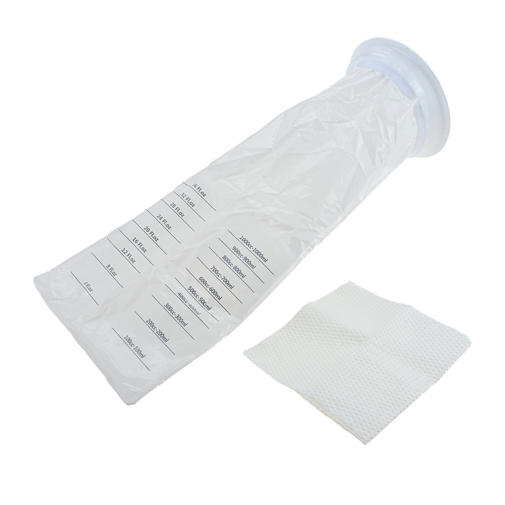 10Pcs 1000ml Portable Vomit Bags Leak-Proof & Portable For Motion Sickness