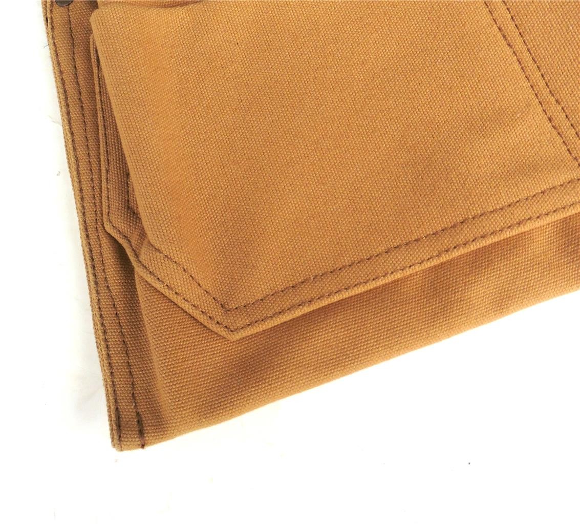 6 Pockets Canvas Nail Bag Tool Belt Pouch Construction Heavy Duty Carpenter AU