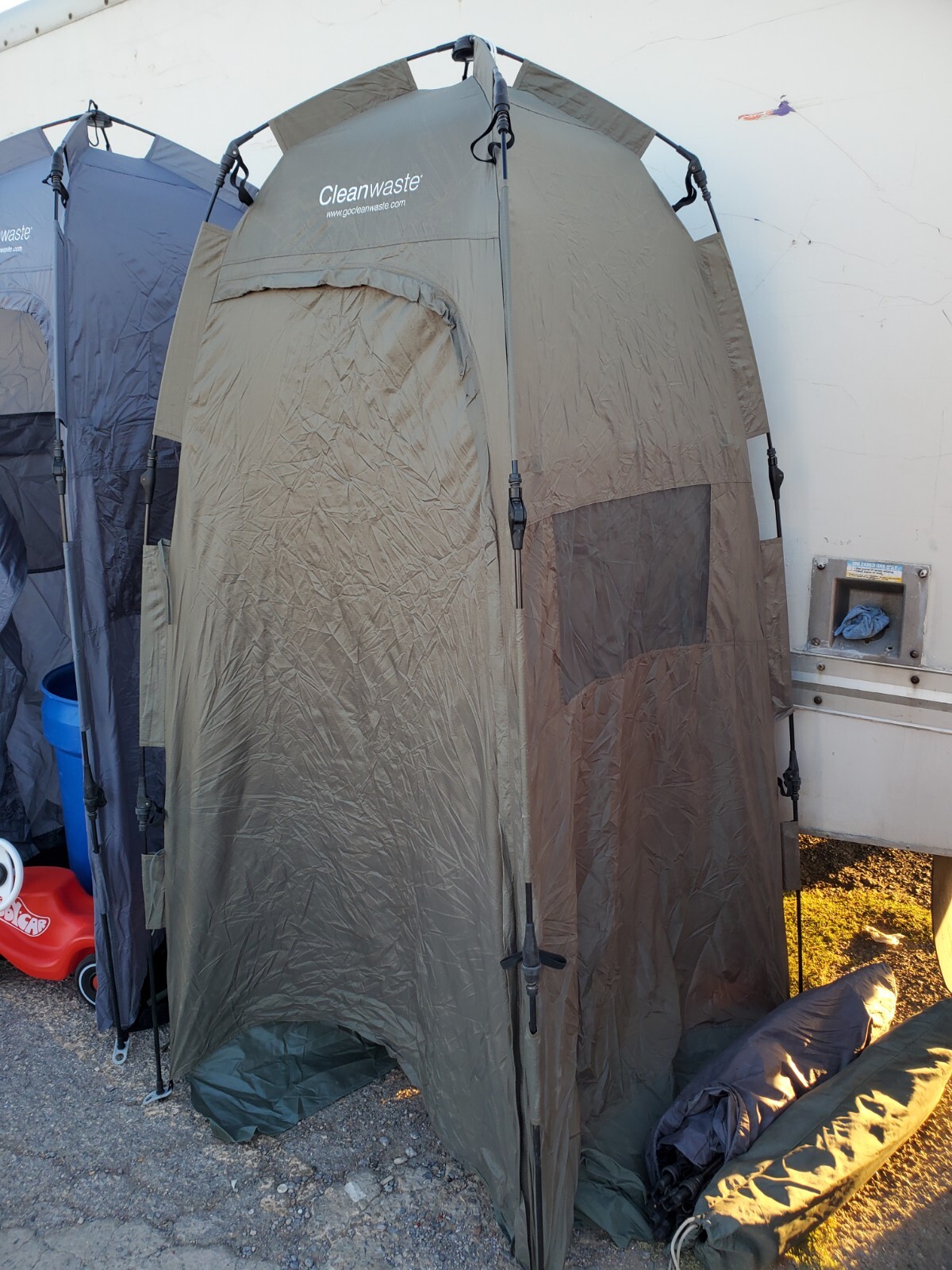 Cleanwaste Go Anywhere Privacy Shelter,Canopy, T0ent, 6 ½ Ft. Tall D117PUP