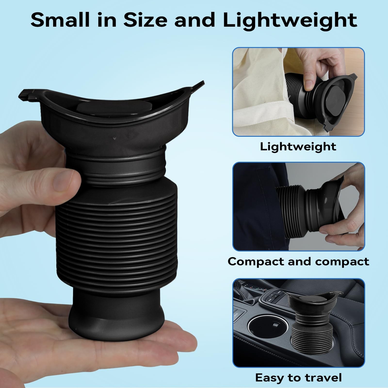 Pee Bottles for Men Adjustable Emergency Urinal 750ml Car Pee Bottle for Men and