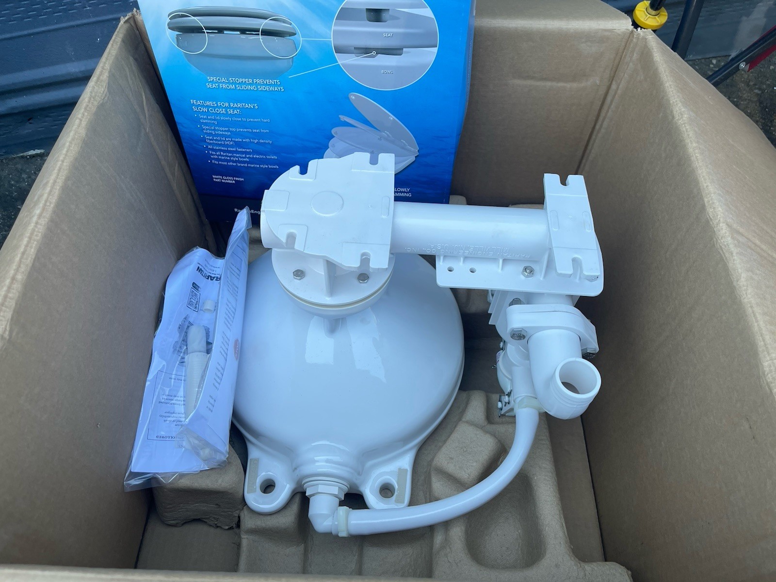Raritan PHII Manual Marine Toilet – Standard Hand Toilet II