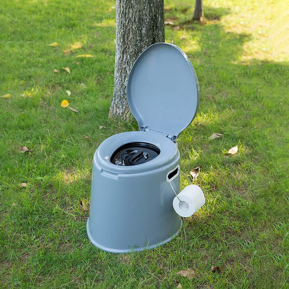 Portable Travel Toilet Camping Hiking Non-Electric Waterless Composting Commode