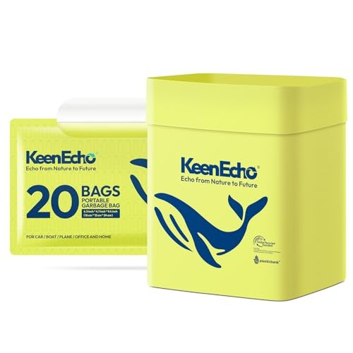 Disposable Car Garbage Bin Bags, Vomit Trash Bags made 20 Count (Pack of 1)