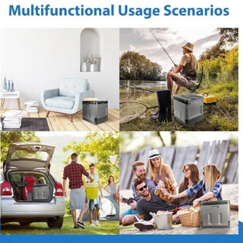 20L Portable Folding Toilet Car Outdoor Travel Potty for Camping Hiking Beach US