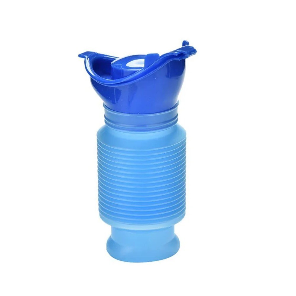 750ml Adult Urinal Portable Shrinkable Personal Mobile Toilet Potty Women Kid