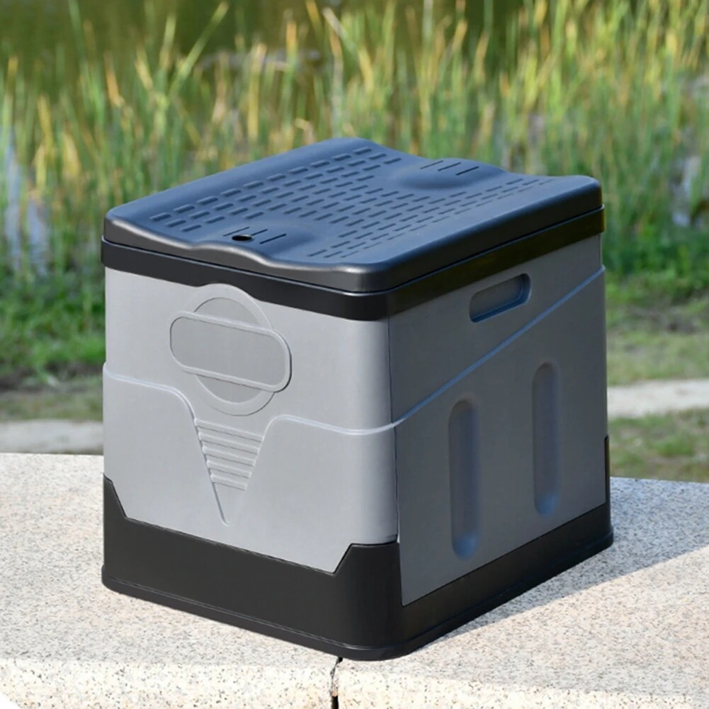 Portable Toilet Car Hiking Emergency Folding Toilet Strong Bearing Reusable