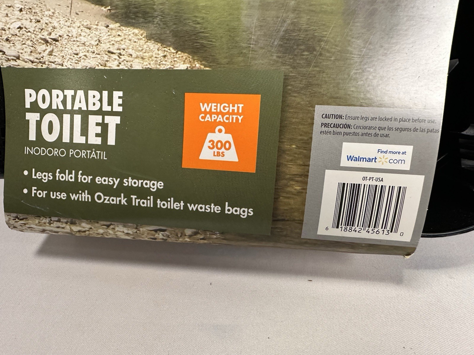 Camping Toilet Portable New Ozark Trail 1 Gallon 14.5 inch Hunting New