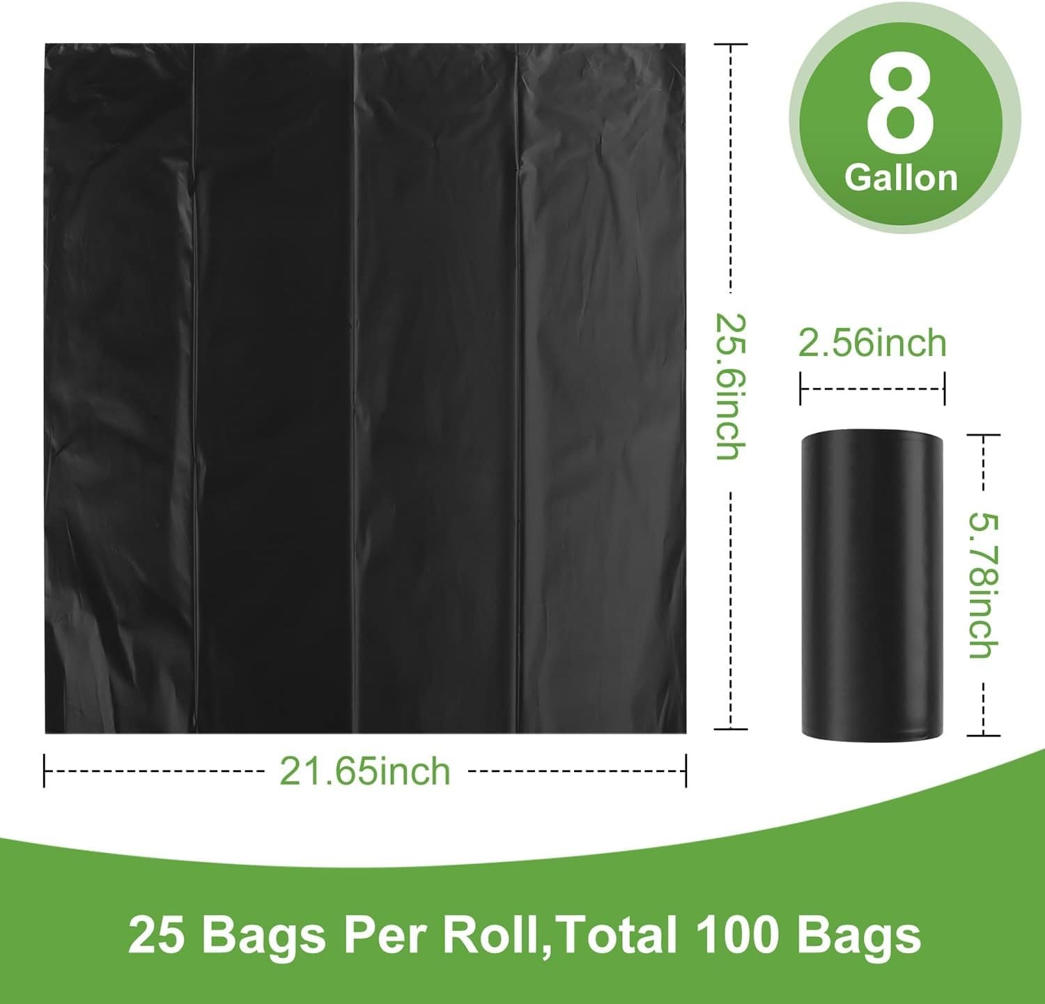 LITFP Portable Toilet Bags 25 PCS 1 Count (Pack of 25), 25
