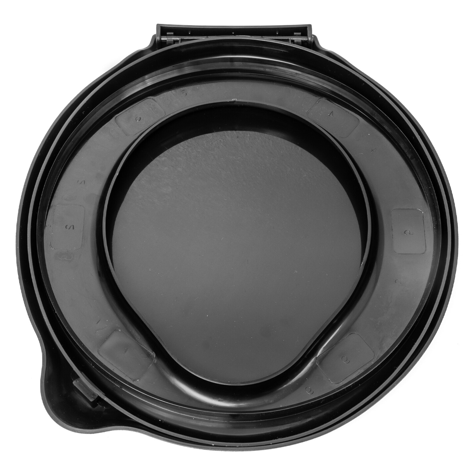 ASR Outdoor Portable Toilet Seat with Lid Compatible with 5 Gallon Bucket, Blk