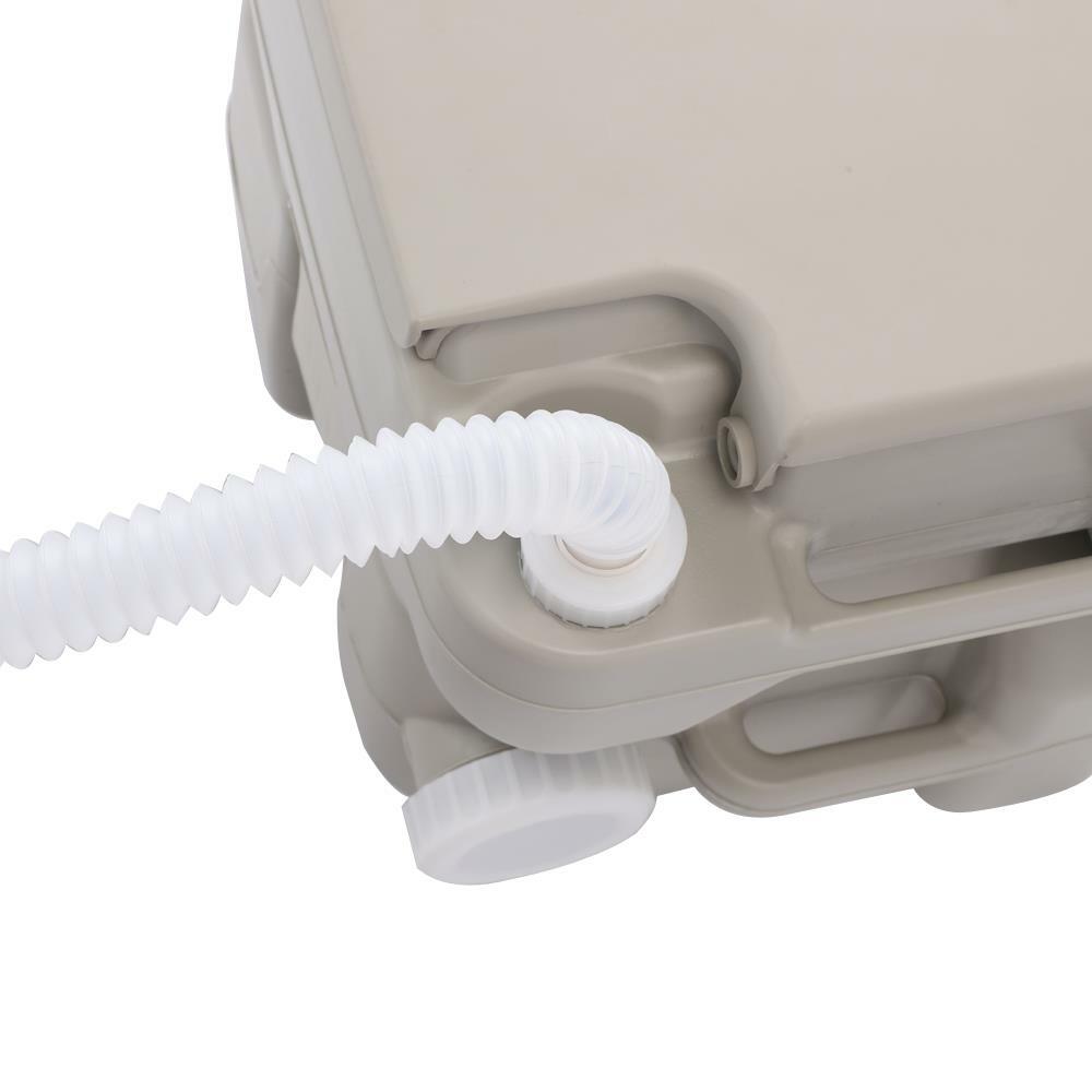 Camping Wash Set Portable 20L Flush Toilet Hand Wash Sink Basin Towel Holder