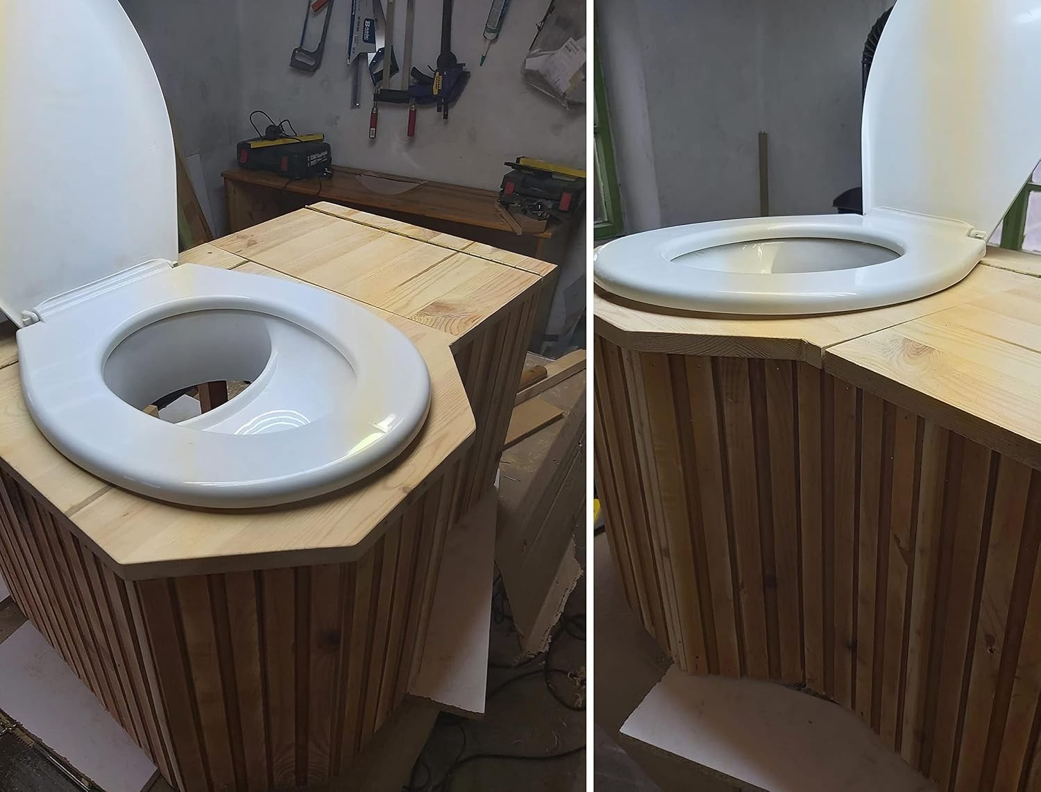 Composting Toilet Urine Diverter Complete Wrap Around Separator DIY Urine