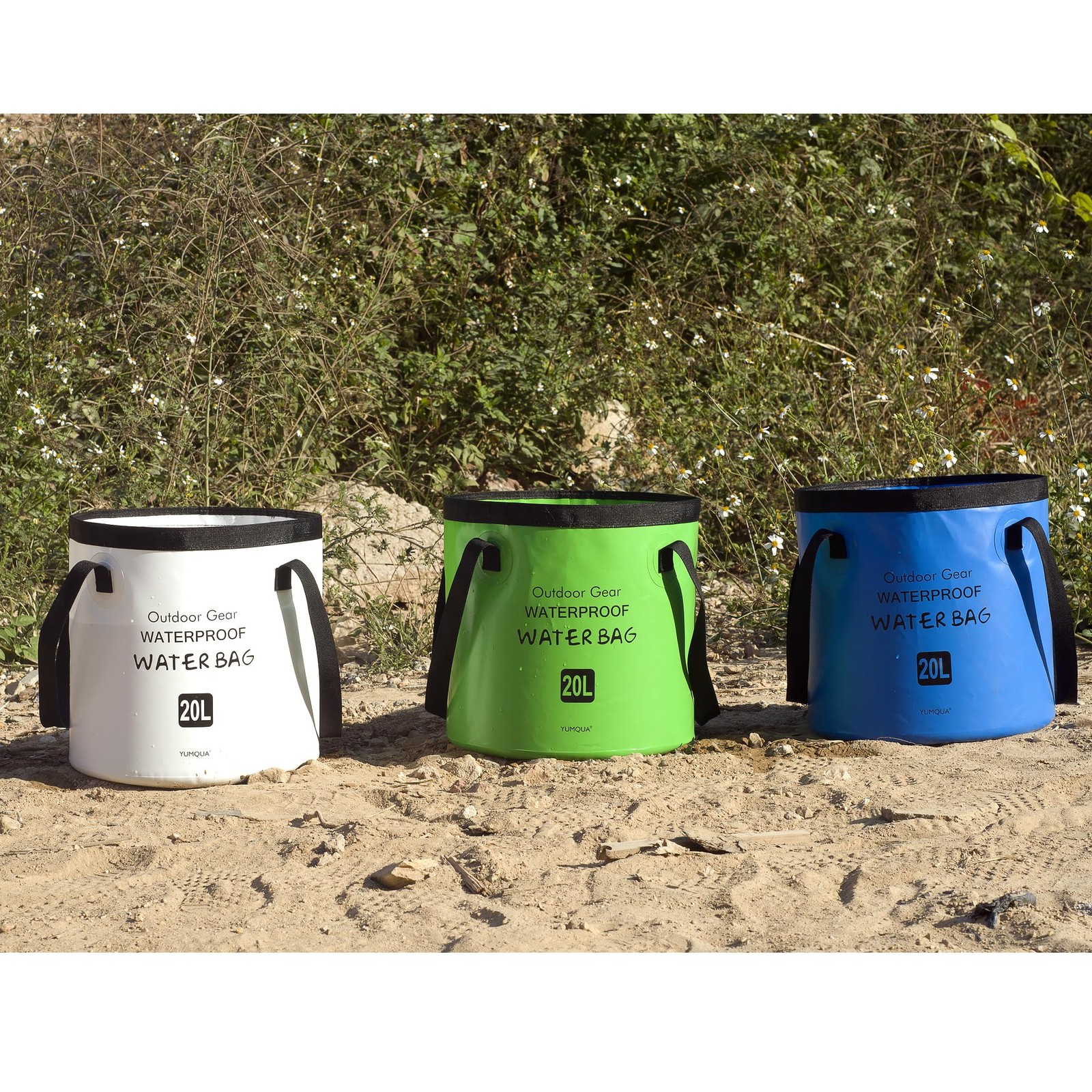 Collapsible Bucket 5 Gallon(20L), Multifunctional Portable Folding Bucket Wat…