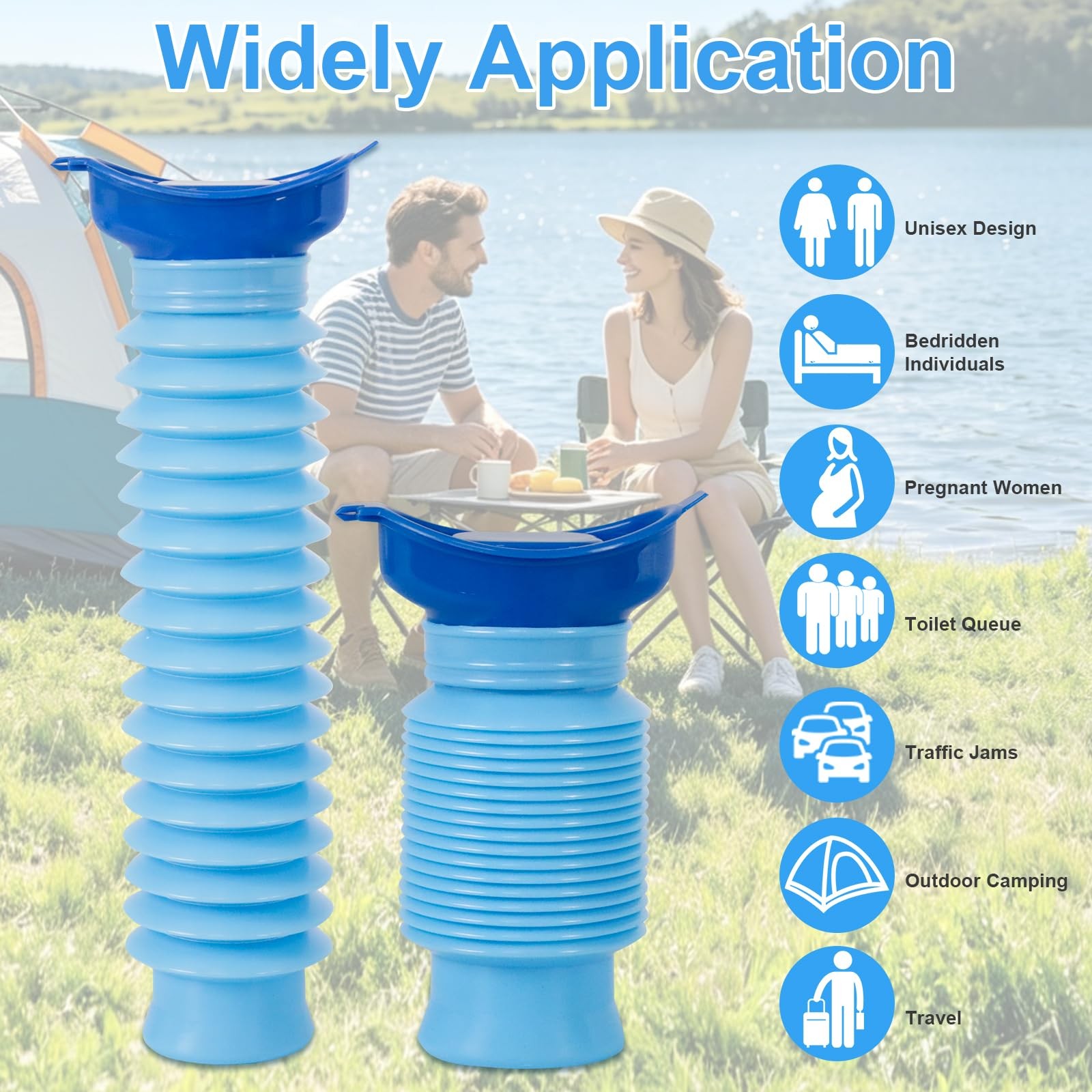 Pee Bottles for Men Portable Urinal for Men Collapsible Urine Bottle 750ML Car