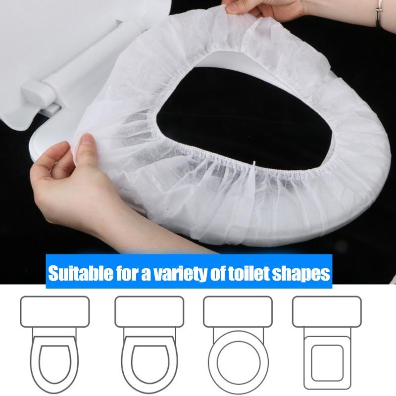 Portable Toilet Seat Covers Sterile Travel Camping Hotel Bathroom Hygiene Mats
