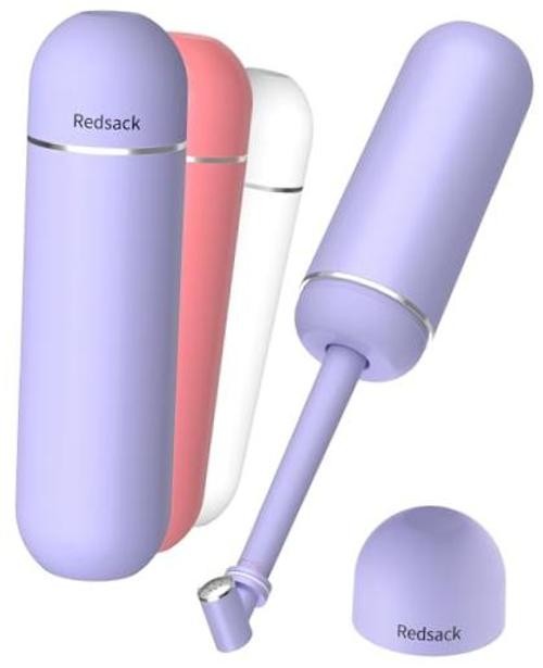 Portable Bidet for Travel & Camping – Manual Squeeze Handheld General Purple