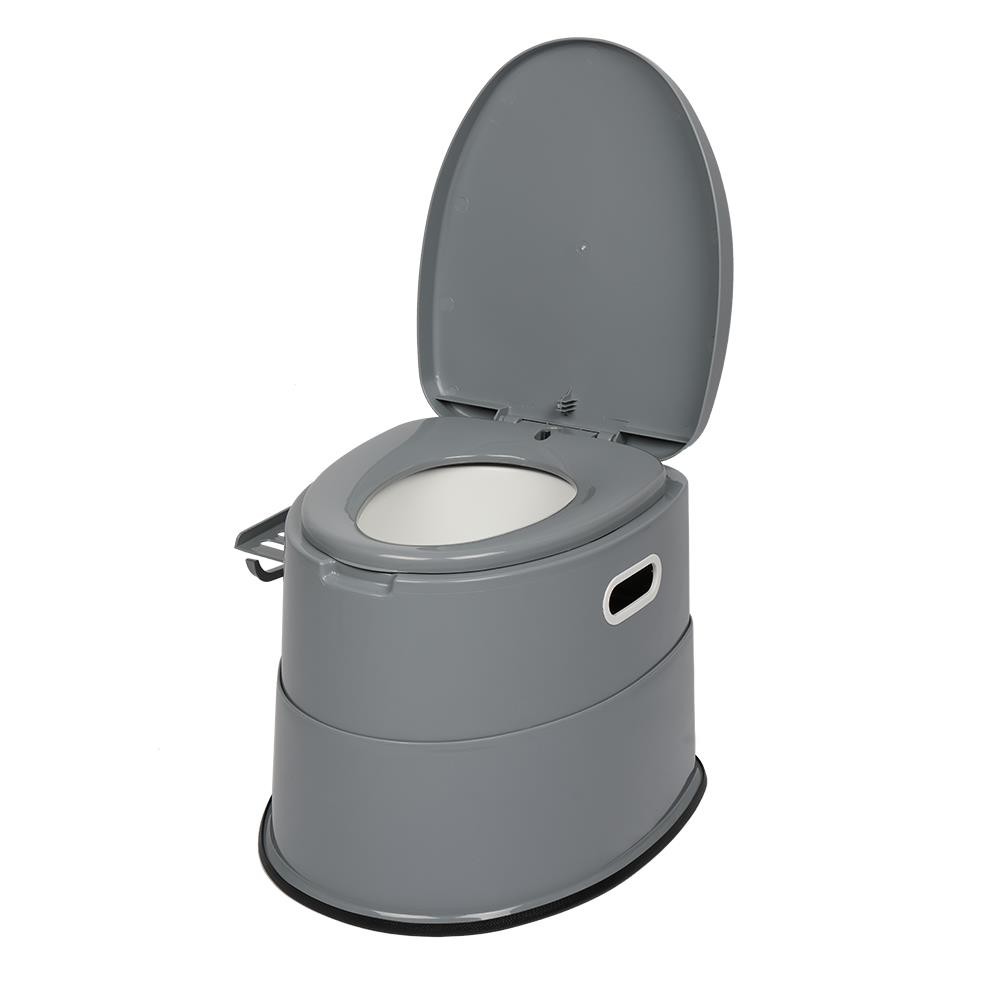 Camping Hygiene Portable Detachable 5L Toilet Indoor Outdoor Beige Commode