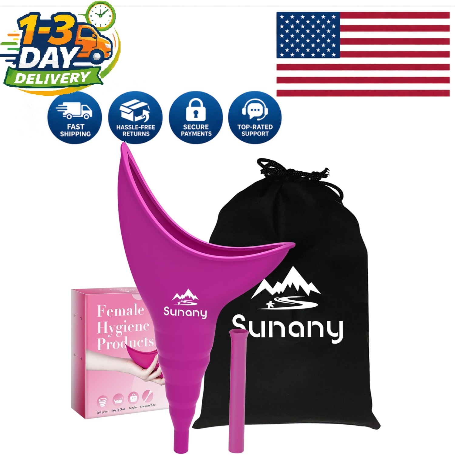 High-Quality Silicone Female Urination Device – Safe & Hygienic for Active Women