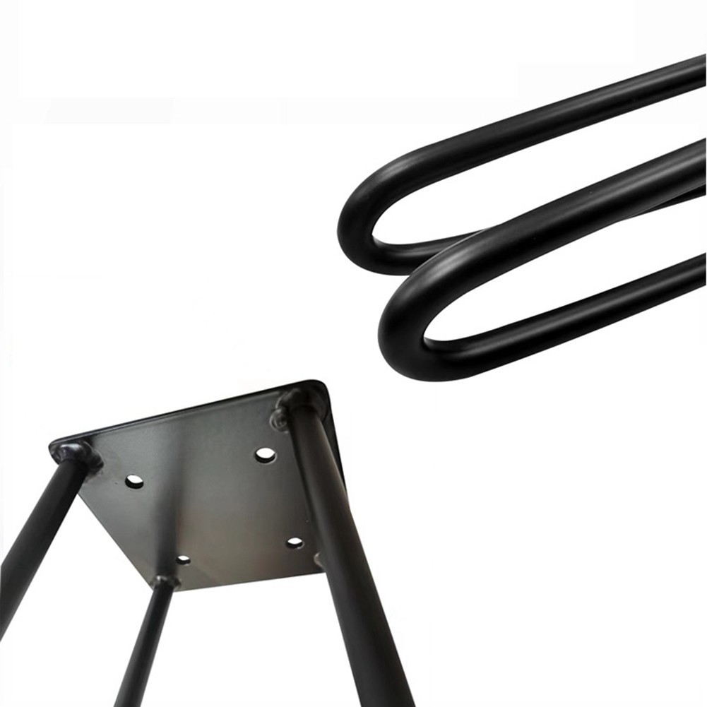 Duty Legs for DIY Projects Industrial Style 1 Pair with Rubber Feet