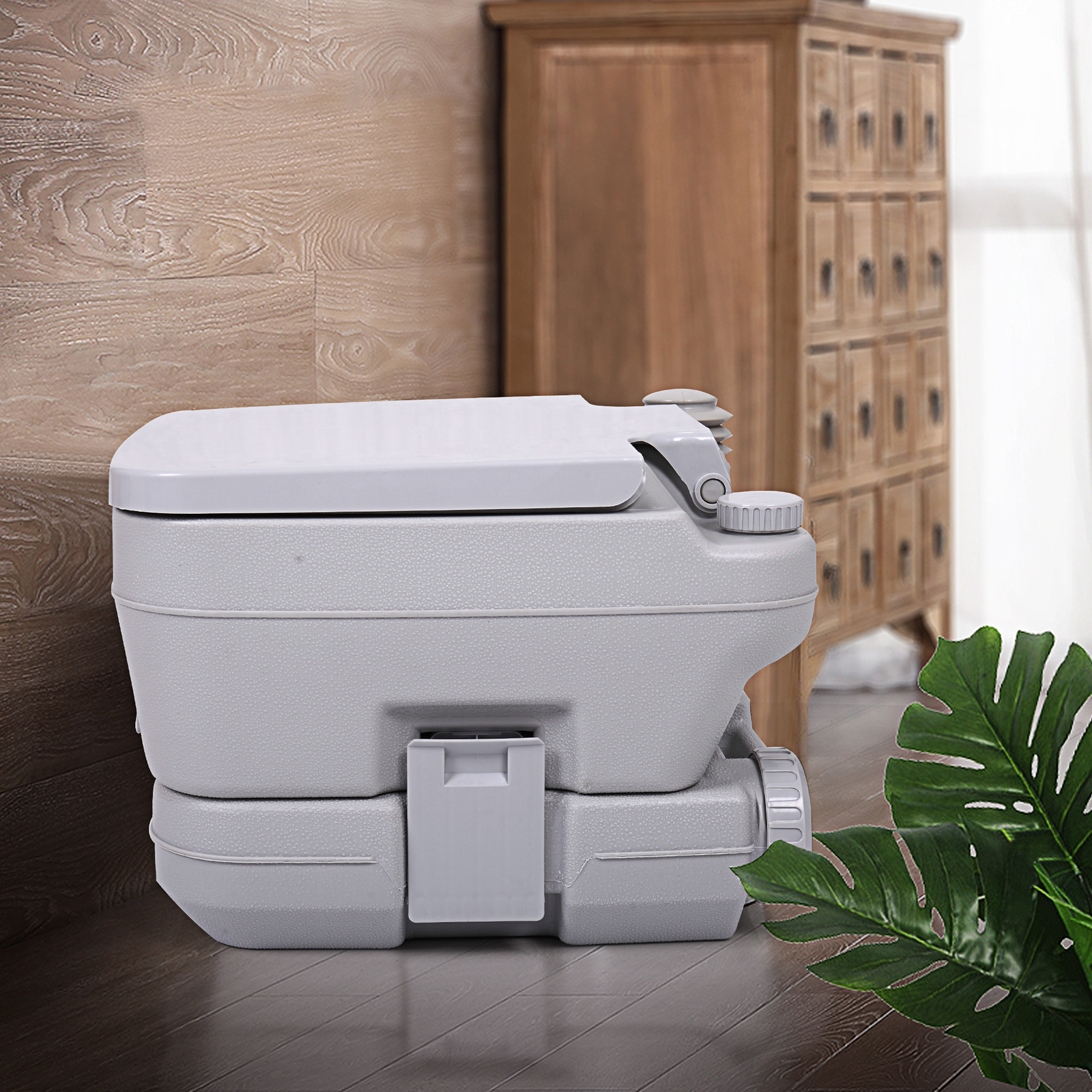 PENNYNANA 2.6 Gallon Portable Camping Toilet Travel Vehicle Boat Toilet Potty