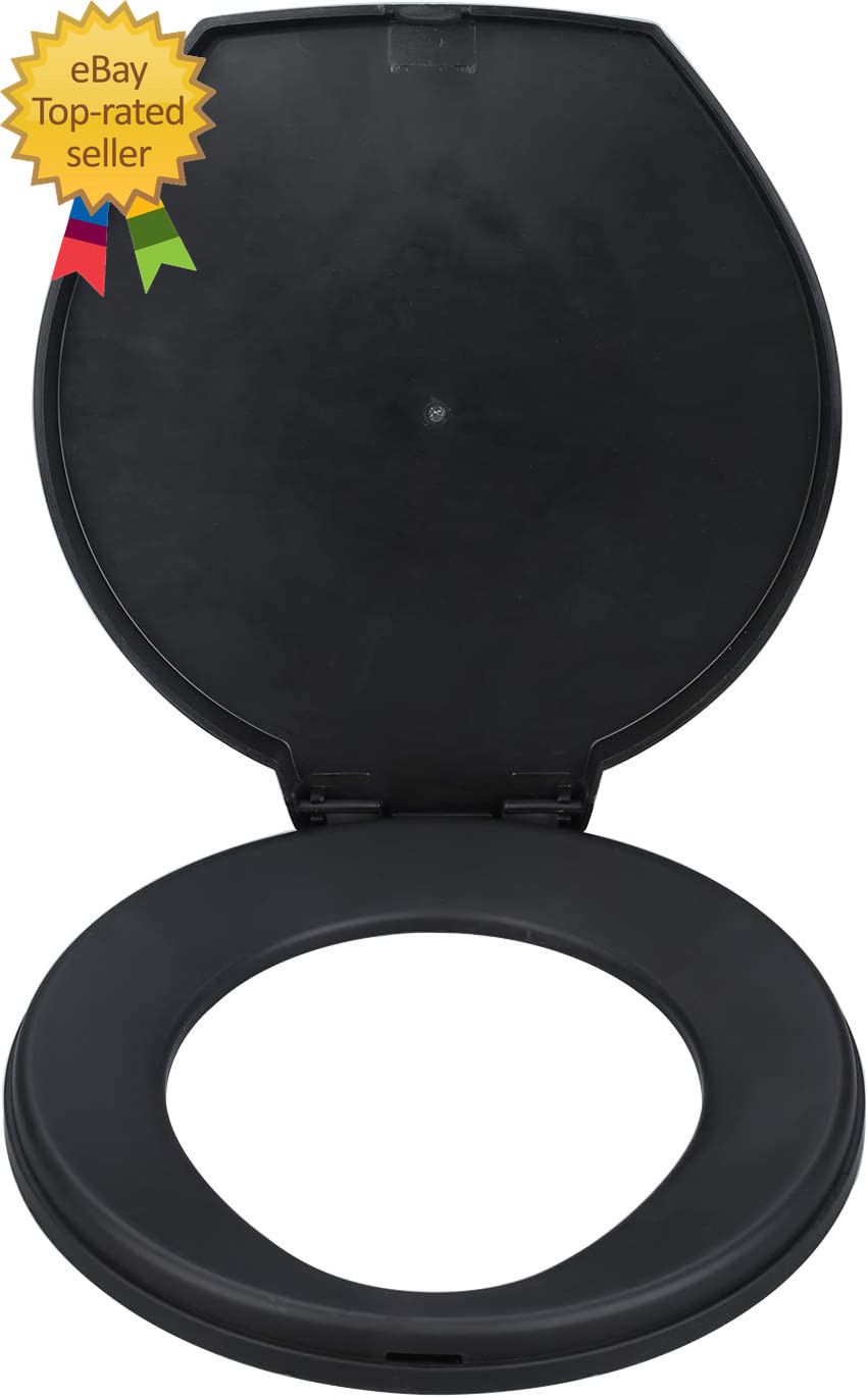 Portable Emergency Toilet Seat for 5 Gallon Buckets Outdoor Camping Snap