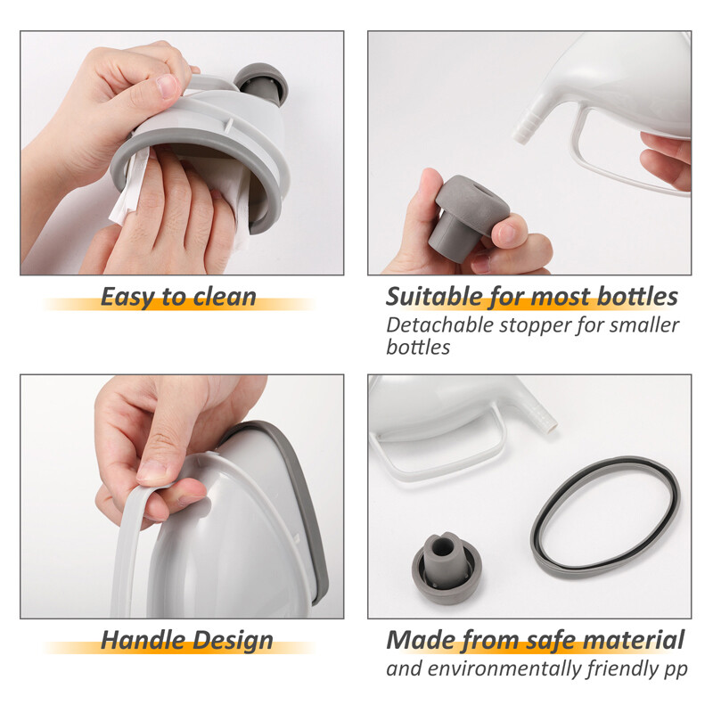 3Pack Portable Potty Pee Funnel Men Women Emergency Urinal Outdoor Toilet Device