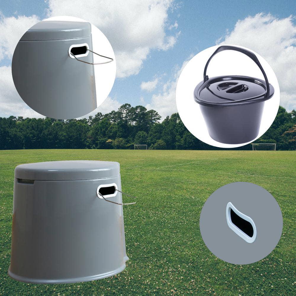 Portable Travel Toilet Camping Hiking Non-Electric Waterless Composting Commode