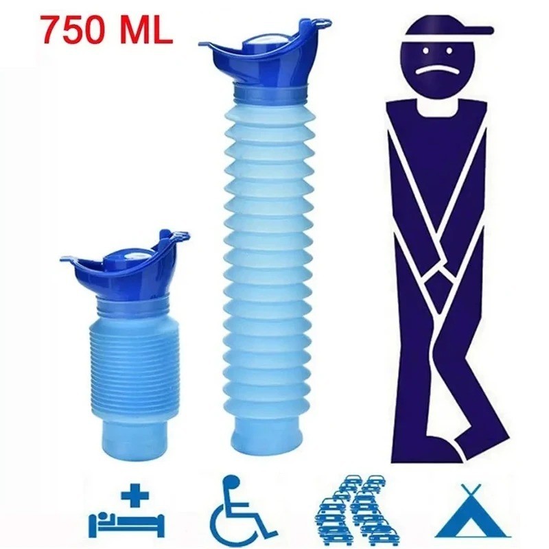 Male Female Portable Urinal Travel Camping Car Toilet Pee Bottle Emergency Kit