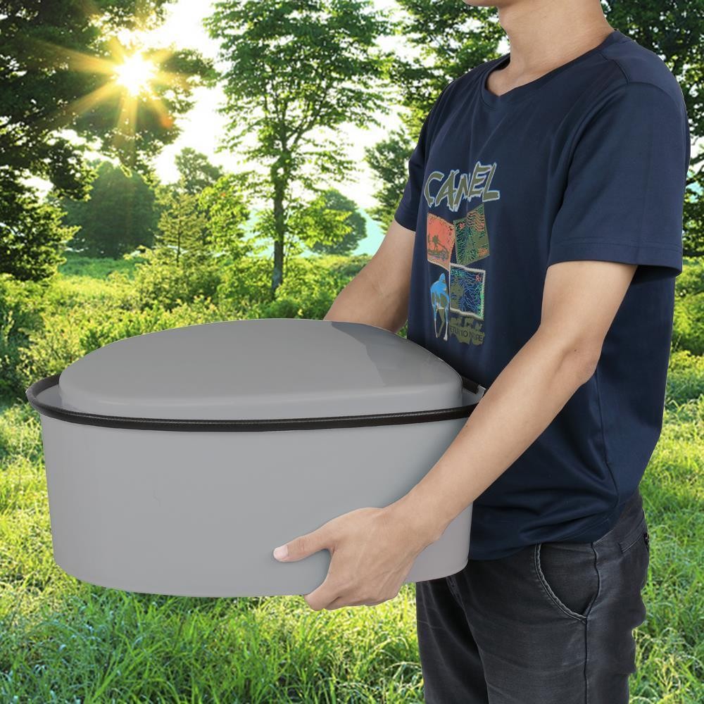New 5L Portable Toilet Seat Travel Camping Hiking Outdoor Indoor Potty US