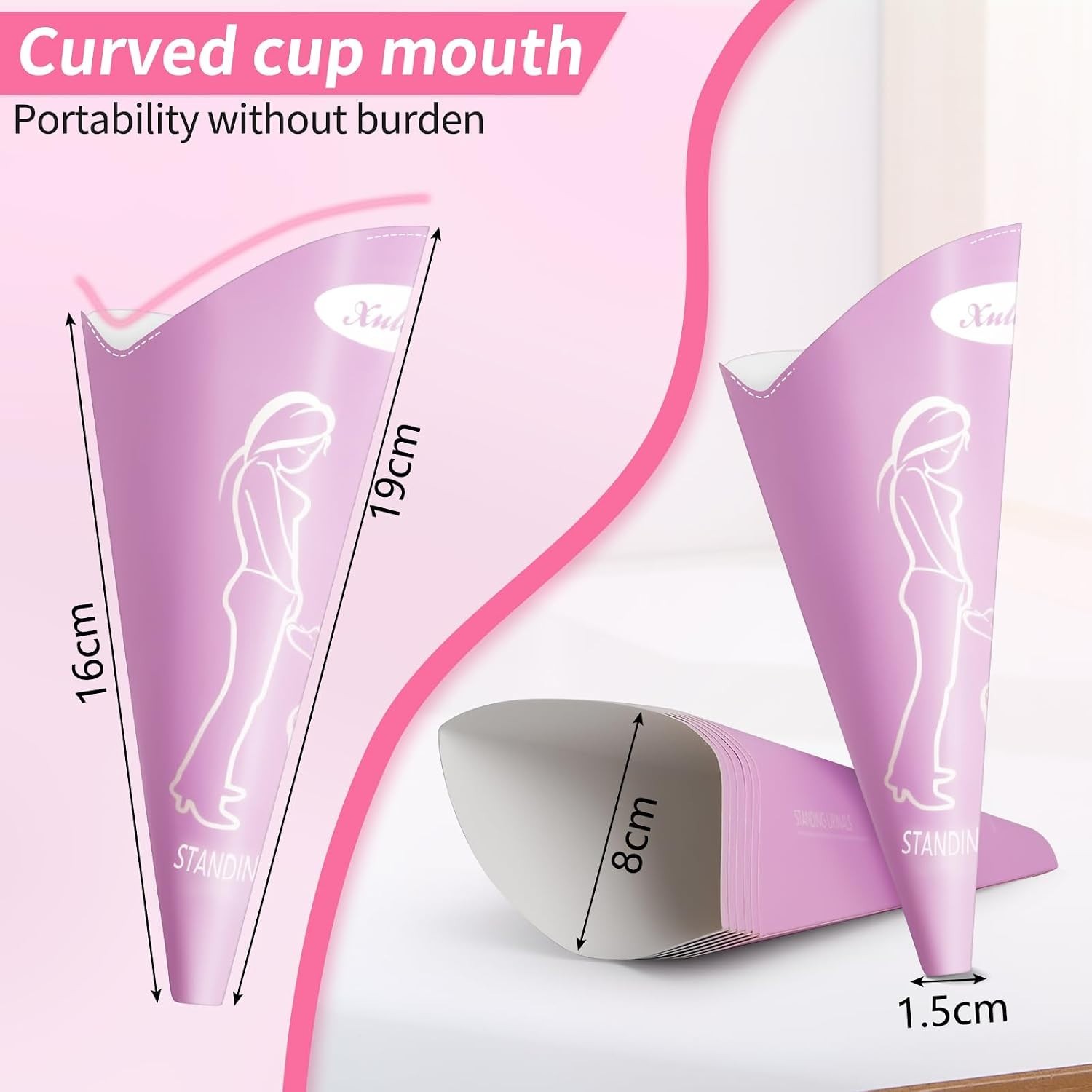 Disposable Female Urination Device, 10PCS Portable Pee Funnel for Women, Port…