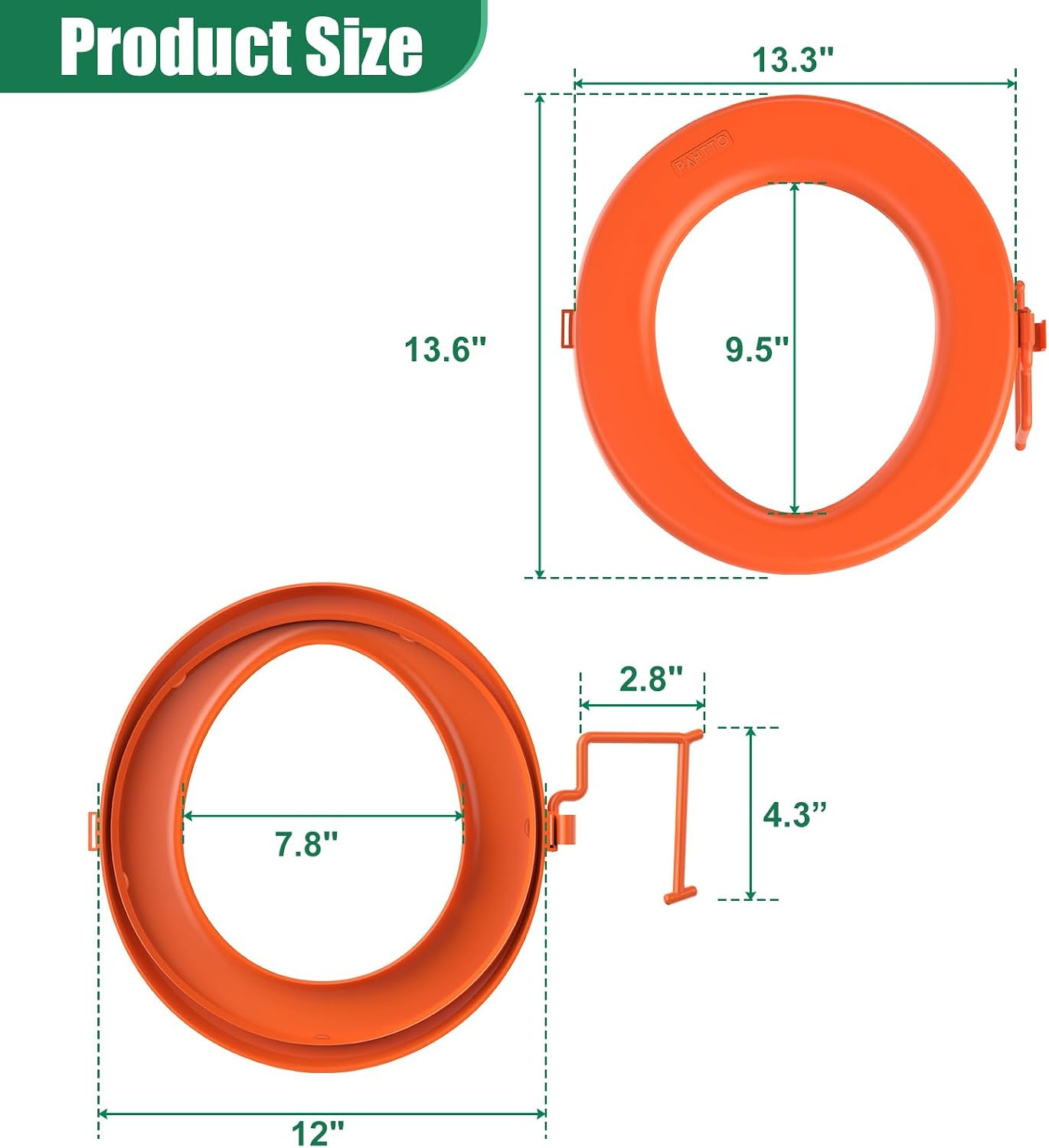 Bucket Toilet Seat, Portable Toilet Seat for 5 Gal Buckets, Camping Toilet Se…