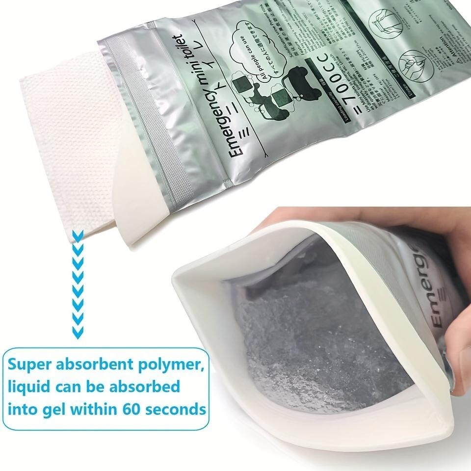 32 PCS Disposable Urinal Bags Camping Pee Bags Unisex Urine Bag Vomit Bag