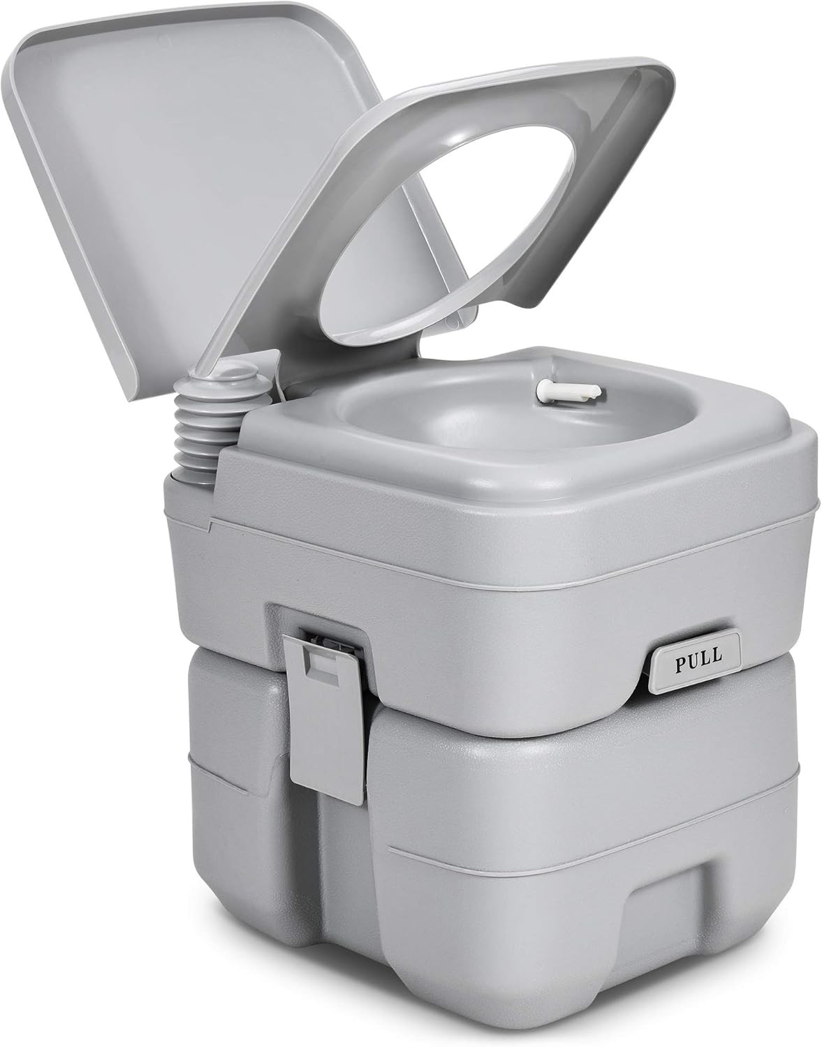 YITAHOME Portable Toilet Travel RV Potty, 5.3 Gallon Detachable Gal, Gray
