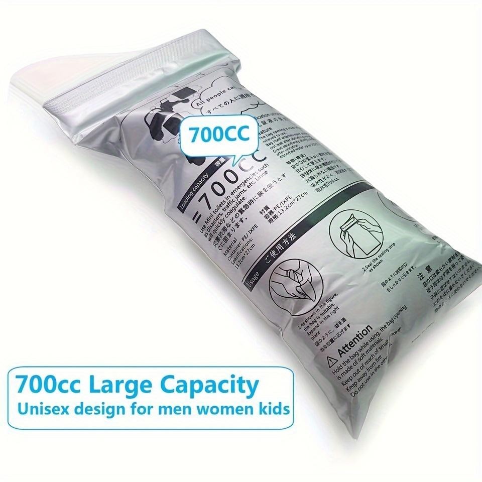 32 PCS Disposable Urinal Bags Camping Pee Bags Unisex Urine Bag Vomit Bag