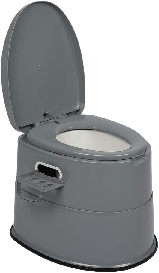New Porta Potty Portable Toilet Camping Detachable Inner Bucket w/Paper Holder