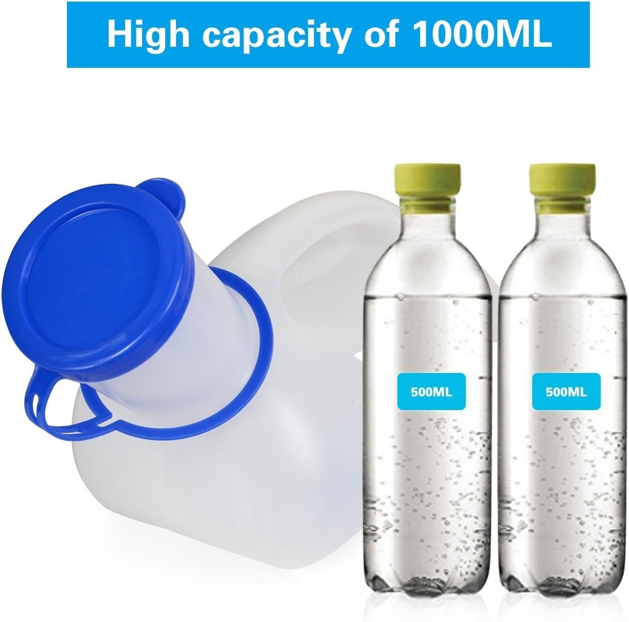 Leakproof Travel Urinal for Men, Women & Kids – Includes Funnel & Sealed Lid