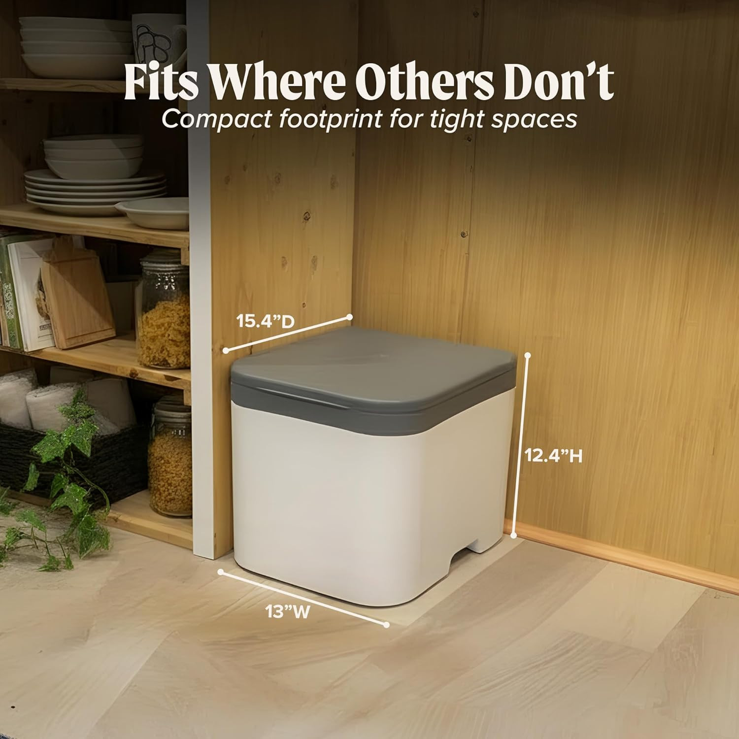 NOMAD Portable Compost Toilet Waterless Camping Toilet Odor Free