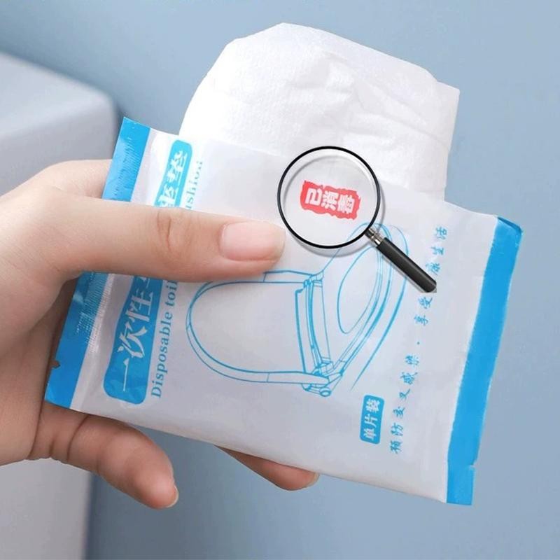 Portable Toilet Seat Covers Sterile Travel Camping Hotel Bathroom Hygiene Mats
