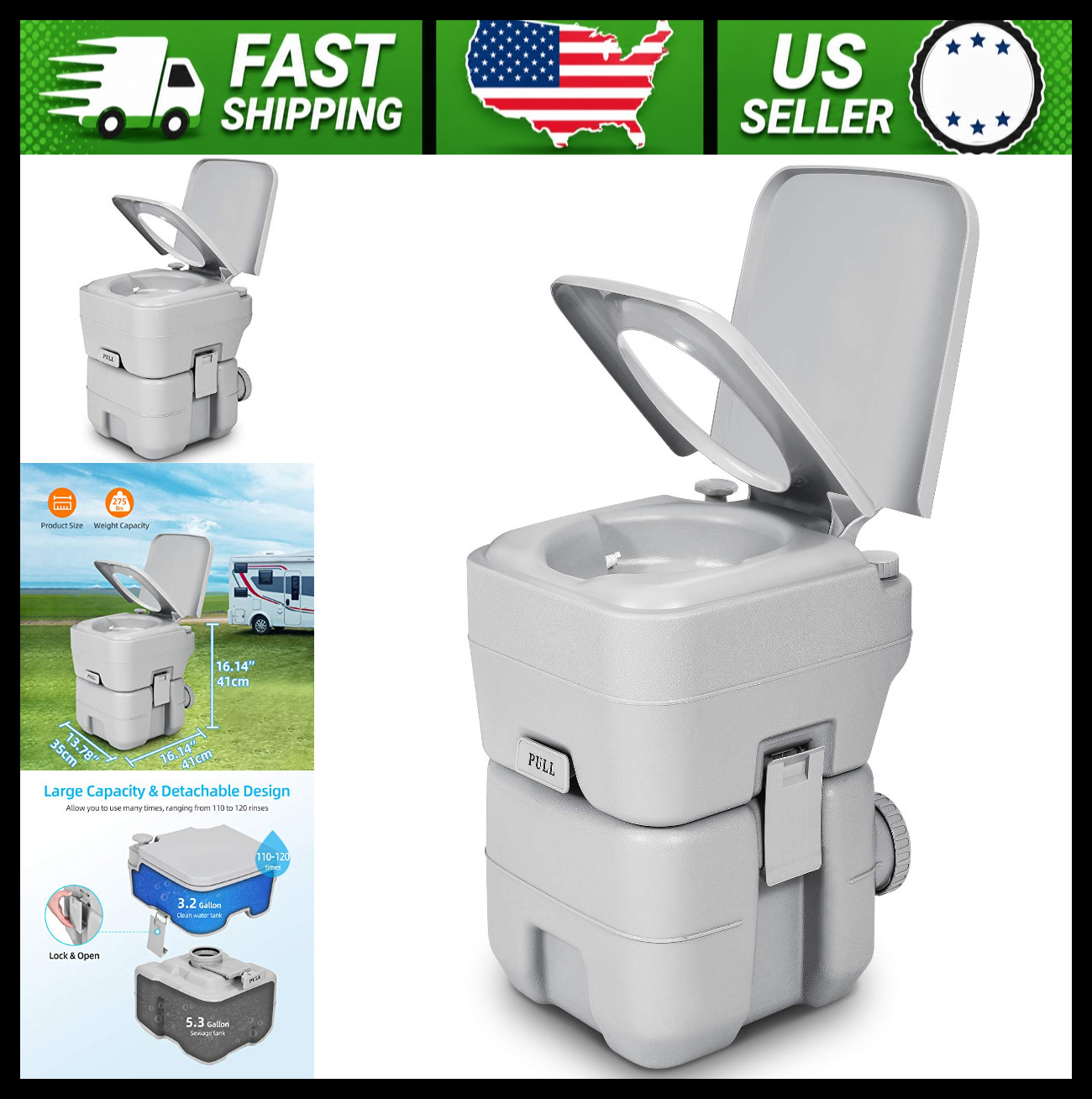 YITAHOME Portable Toilet
