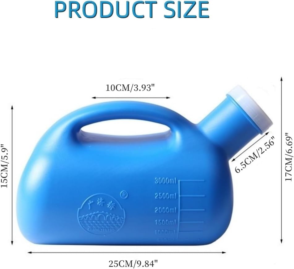 Men’s Portable Urinal with Long Tube – Perfect for Travel and Bedside