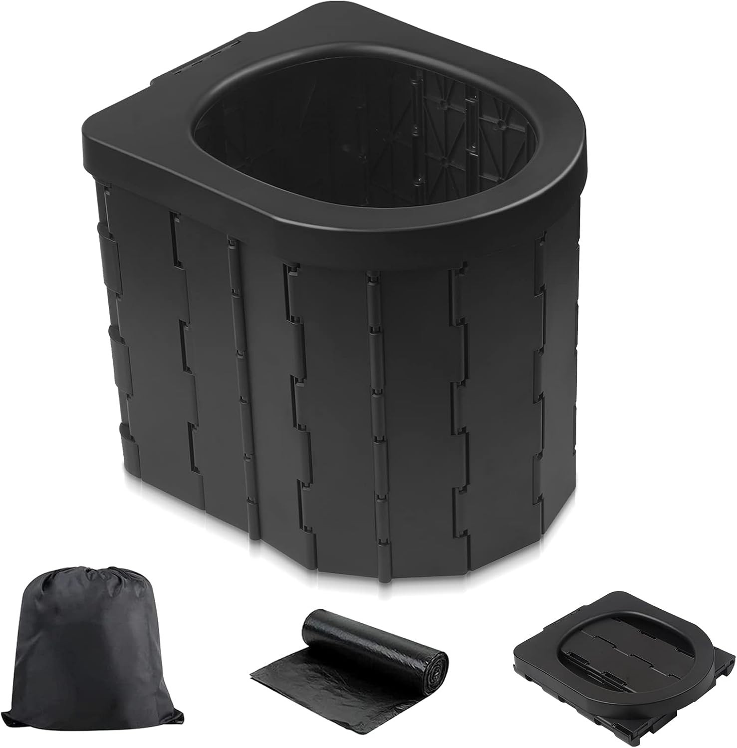 Portable Toilet for Camping & Travel – Comfort and Hygiene Anywhere, 2.8 lbs