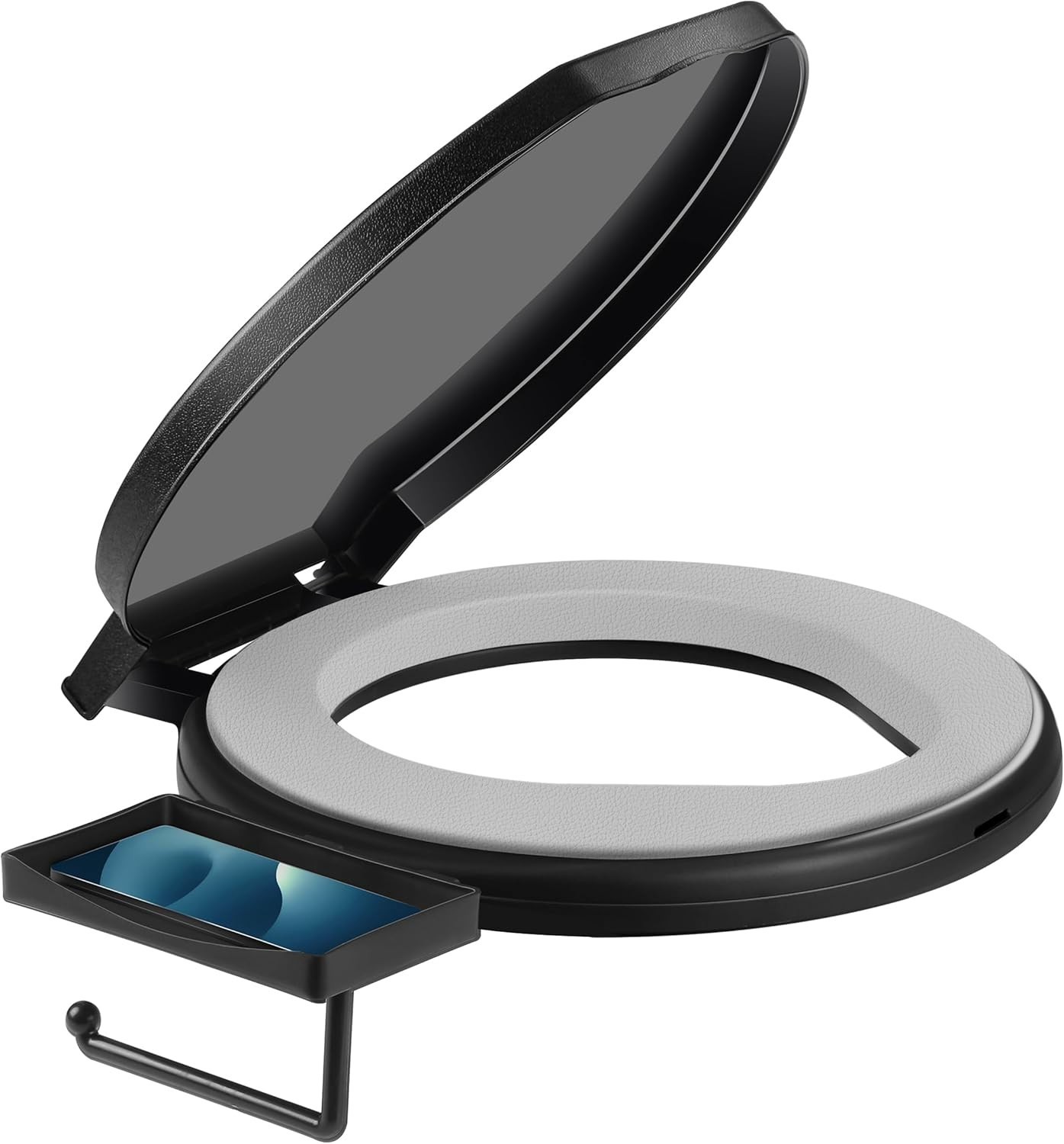 Luxurious Portable Toilet with Soft Cushion for 5-Gallon Buckets – Easy Clean