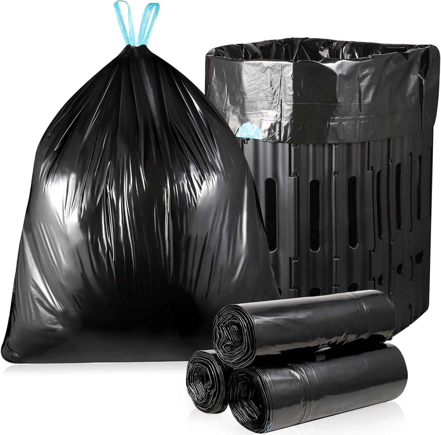 30 Pack Camping Toilet Bags, 8 Gallon Portable Toilet Bags, Toilet Waste Bags