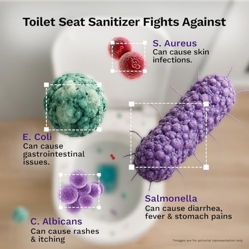 Pee Safe Toilet Seat Sanitizer Spray Lavender Travel Size Pack of 2X50ml