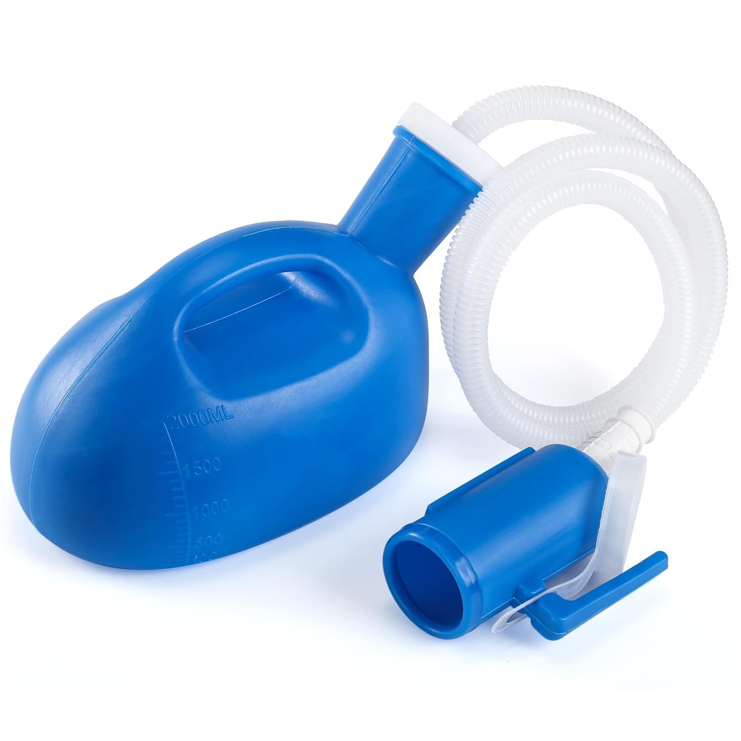 Portable Spill Proof Urinal for Men Blue Camping Urinal Toilet