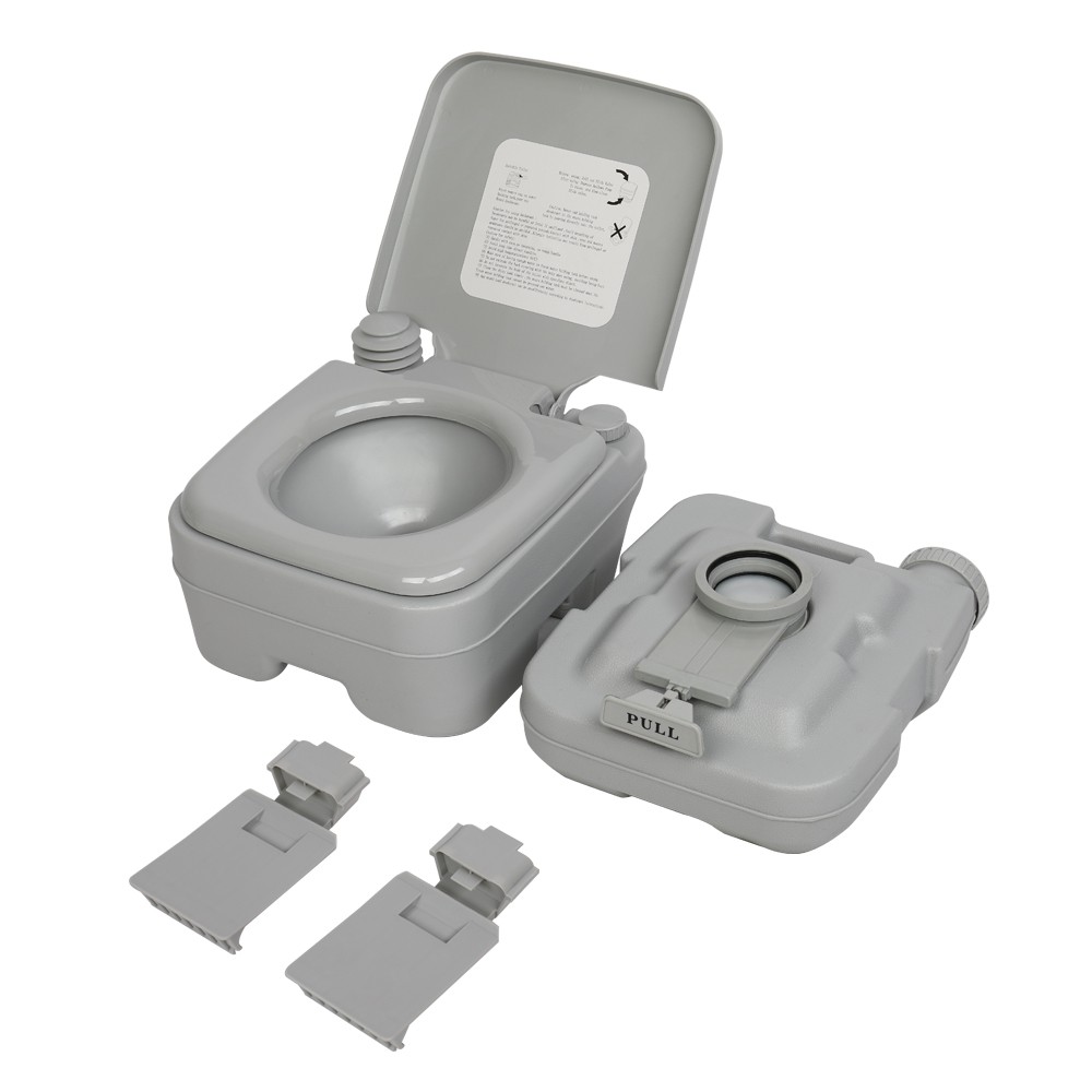Portable Toilet 2.8 Gallon 10L Flush Outdoor Camping Toilet Potty Travel Car SUV